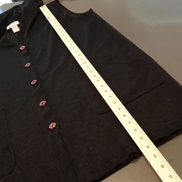 J Valdi Black Mesh Cover Up - Picture 7 of 8